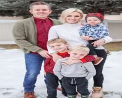 Griffiths is blessed with a beautiful family and had struggled a lot in conceiving babies but the couple is happy parents of three baby boys.